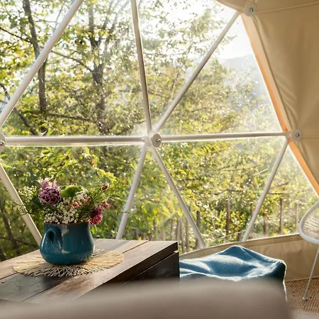 Gaia's Spheres Luxury tent Gorzegno